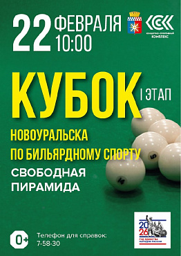 Первый этап Кубка города Новоуральска по бильярдному спорту 